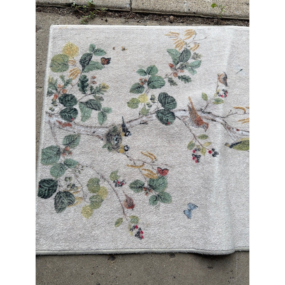 Ruggable Woodland Chorus Fawn Flatwoven Rug - Picture 3 of 4